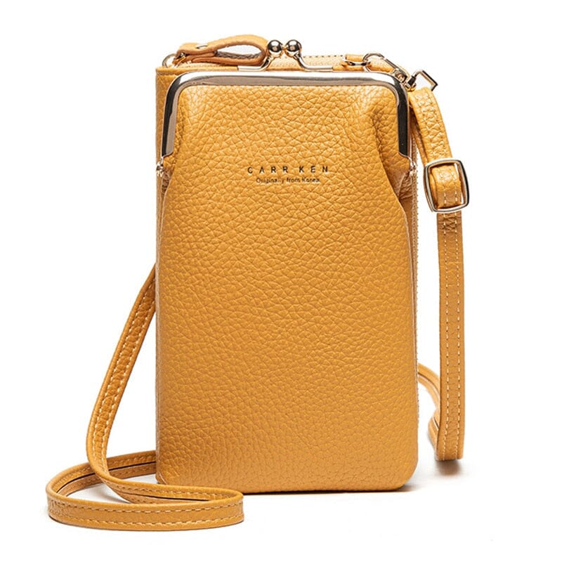 Mini Bolsa Feminina em Couro - Porta Celular