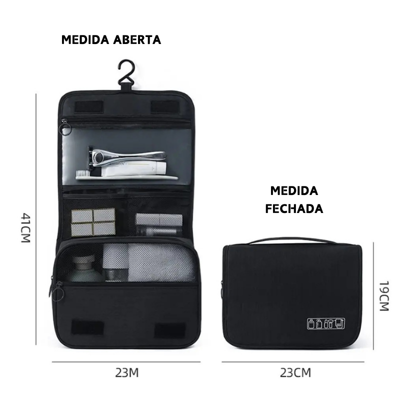 Necessarie para Viagem | Grande Capacidade| Feminina | Masculina