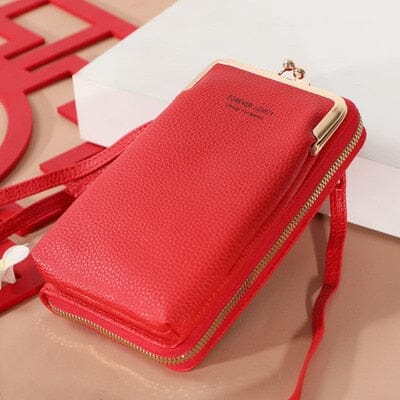 Mini Bolsa Feminina em Couro - Porta Celular