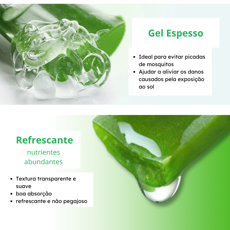 Aloe Vera Gel Hidratante - Corpo Todo