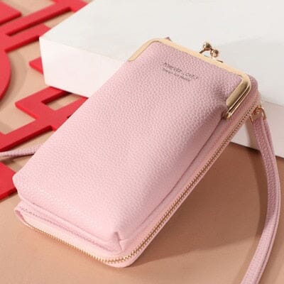 Mini Bolsa Feminina em Couro - Porta Celular