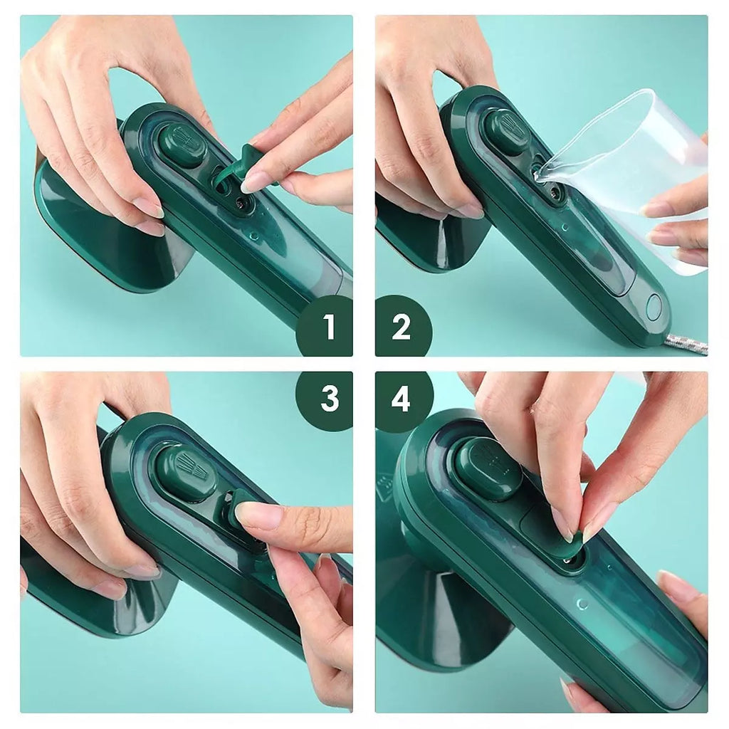 Mini Ferro Portátil à Vapor | Iron-Press