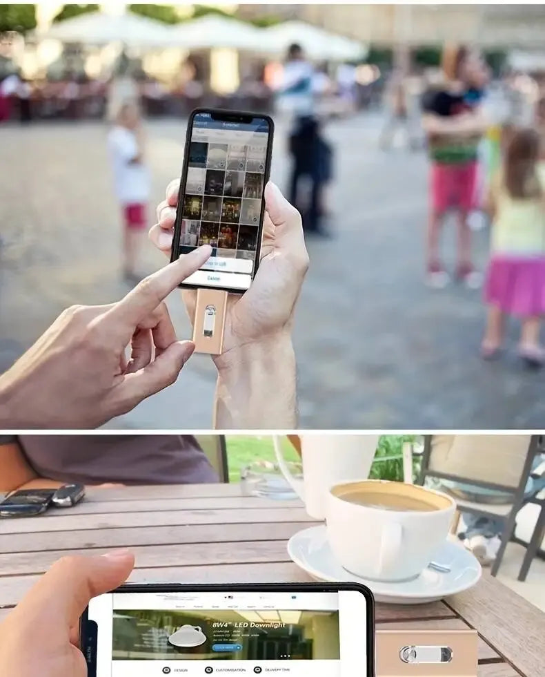 Pen Drive para Celular 4 em 1 - Multi-operacional