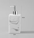 Dispenser em Resina Marmorizada para Sabonete/Shampoo