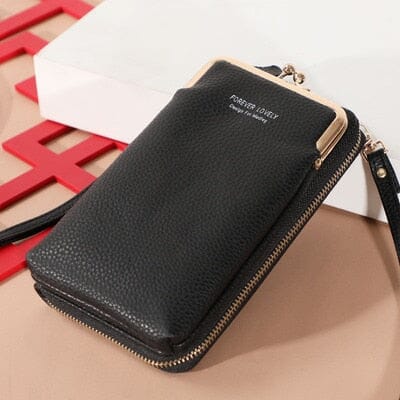 Mini Bolsa Feminina em Couro - Porta Celular