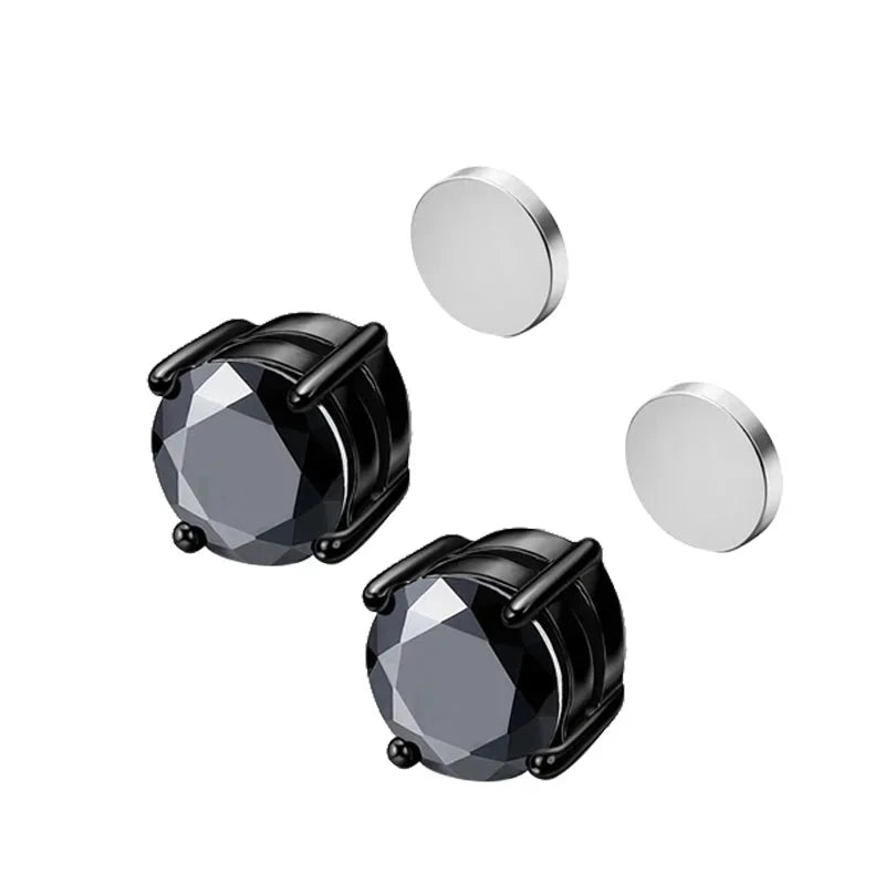Brincos Magnéticos em Aço Inoxidável Masculino