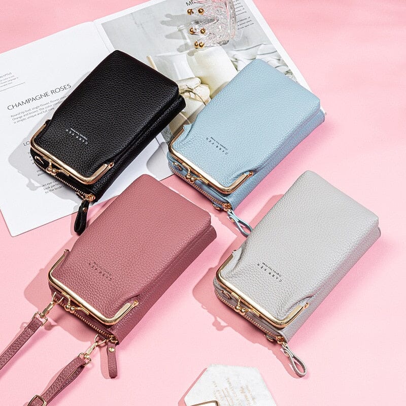 Mini Bolsa Feminina em Couro - Porta Celular