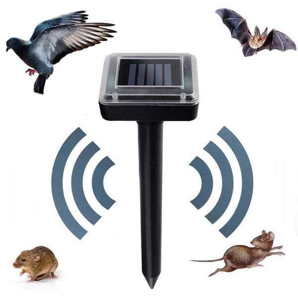 Repelente Solar Ultrasônico Espanta Pragas