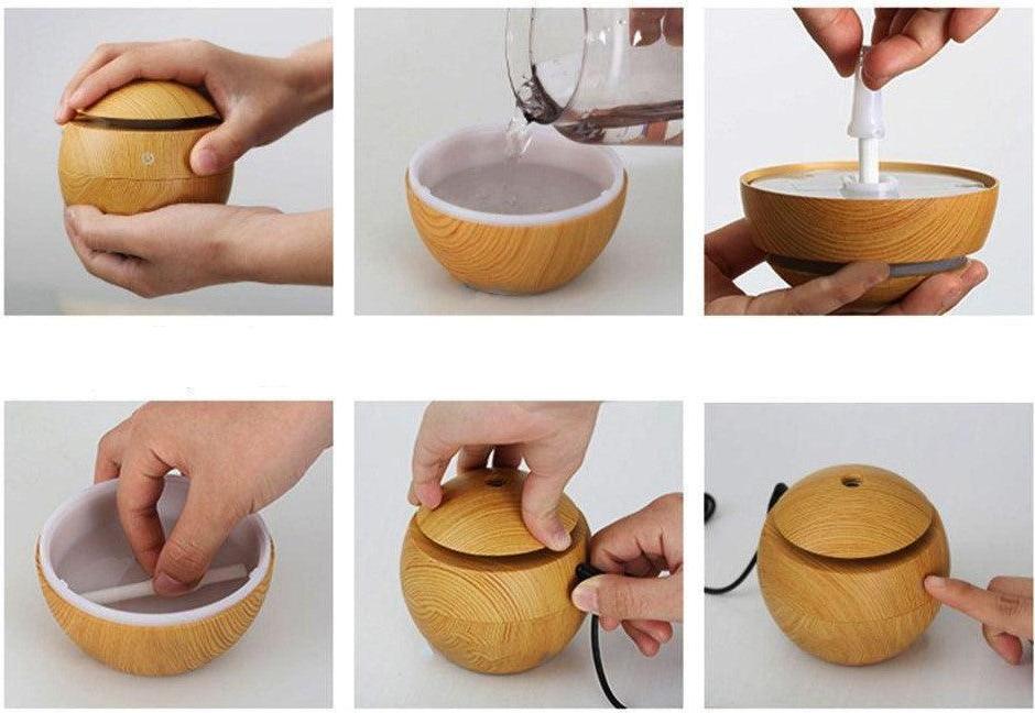 Umidificador de Ar Portátil - Aromaterapia